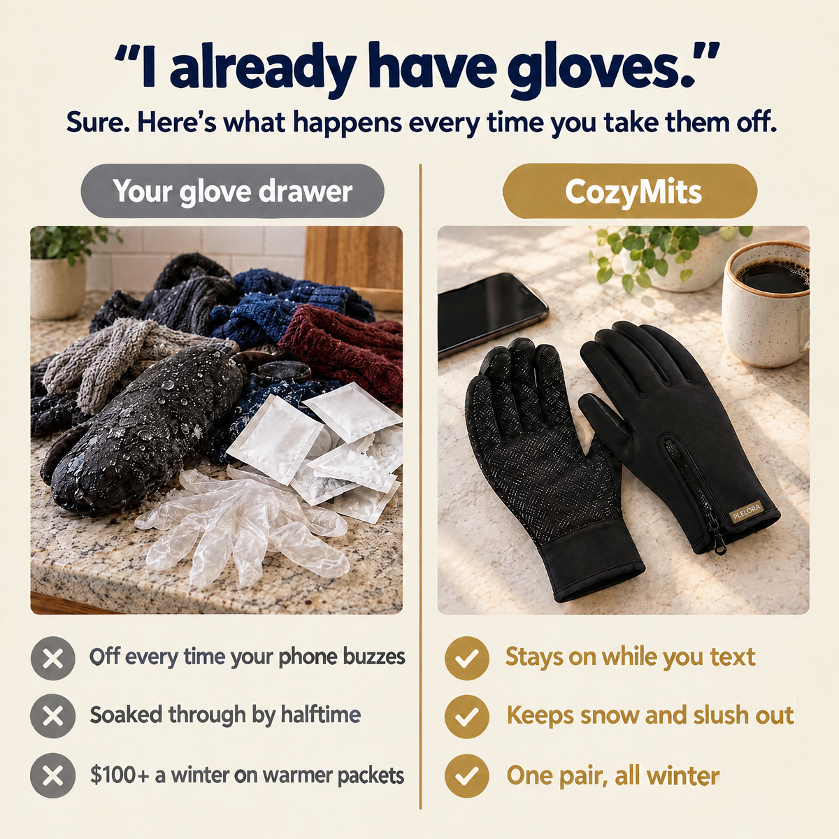Plelora Cozy Mits